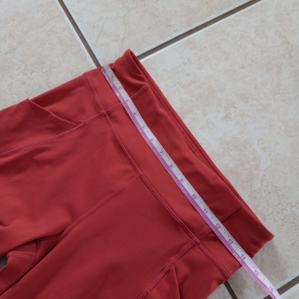 Lululemon Time To Sweat 28" Tight Brick Rose Full-On Luxtreme 8 - Picture 13 of 16
